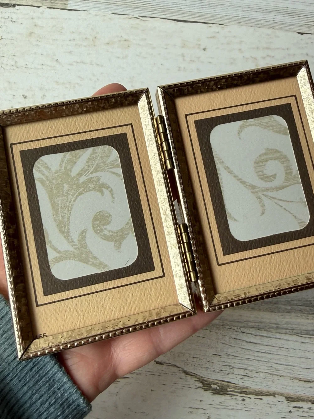 Vintage Mid-Century Brass & Goldtone Metal Picture Frame Bundle (Bundle of 5)